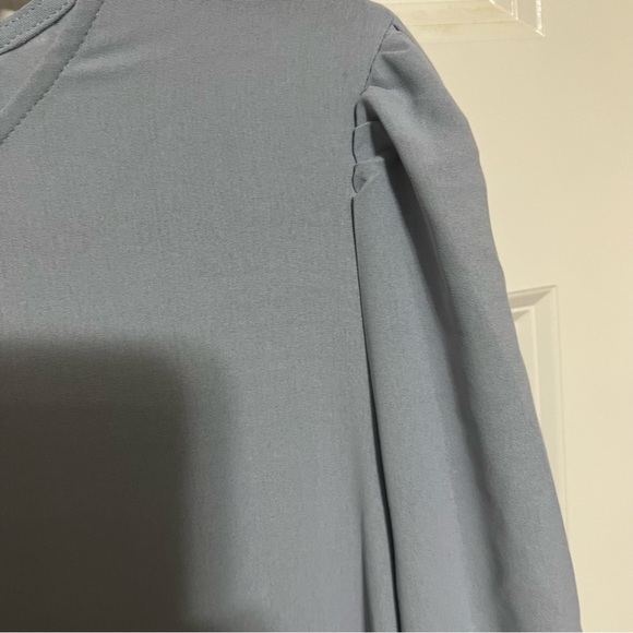 SHEIN Maternity Lantern Sleeve Patch Pocket Button Front Dress Size M - Picture 7 of 8